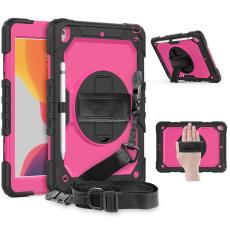  iPad 10.2 2019/2020/2021 Skal 360&deg; Kickstand Med Strap - Teknikhallen.se