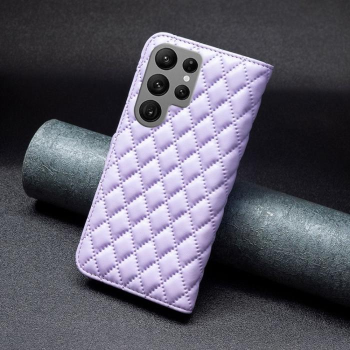 Bild 5,  Samsung Galaxy S23 Ultra Fodral Diamond Textur Lila - Teknikhallen.se
