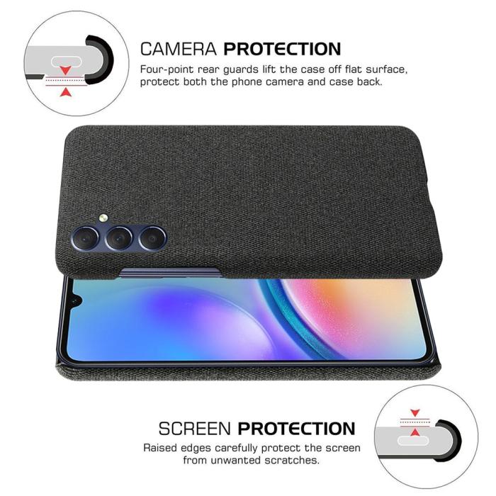 Bild 5,  Samsung Galaxy A05s 4G Skal Nylonbelagt Svart - Teknikhallen.se