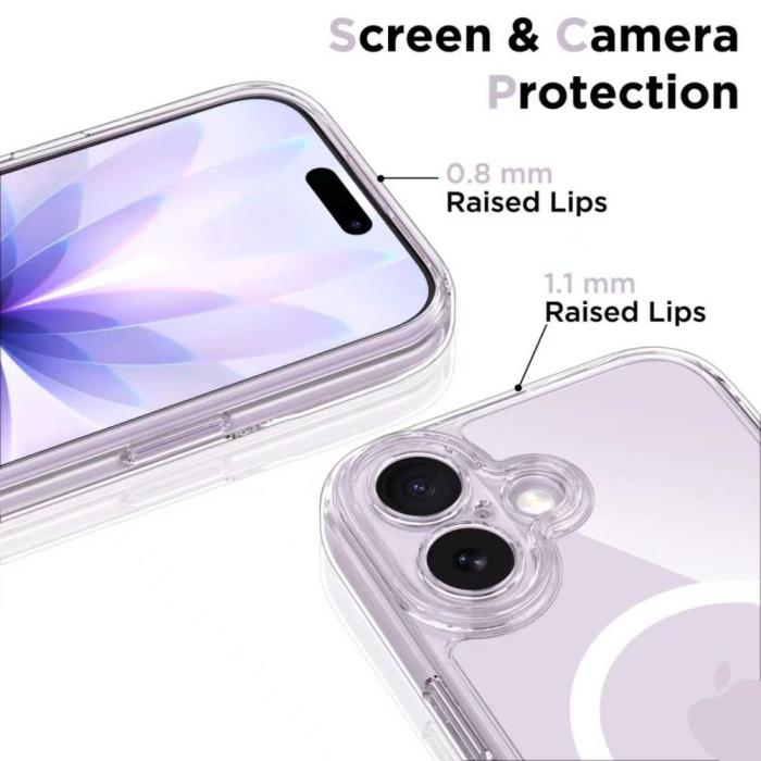 Bild 3, Tech-Protect Tech-Protect iPhone 17 Skal MagSafe MagPeak Clear - Teknikhallen.se