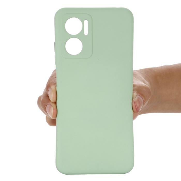 Bild 5,  Xiaomi Redmi 10 5G Skal Liquid Silikon Grön - Teknikhallen.se