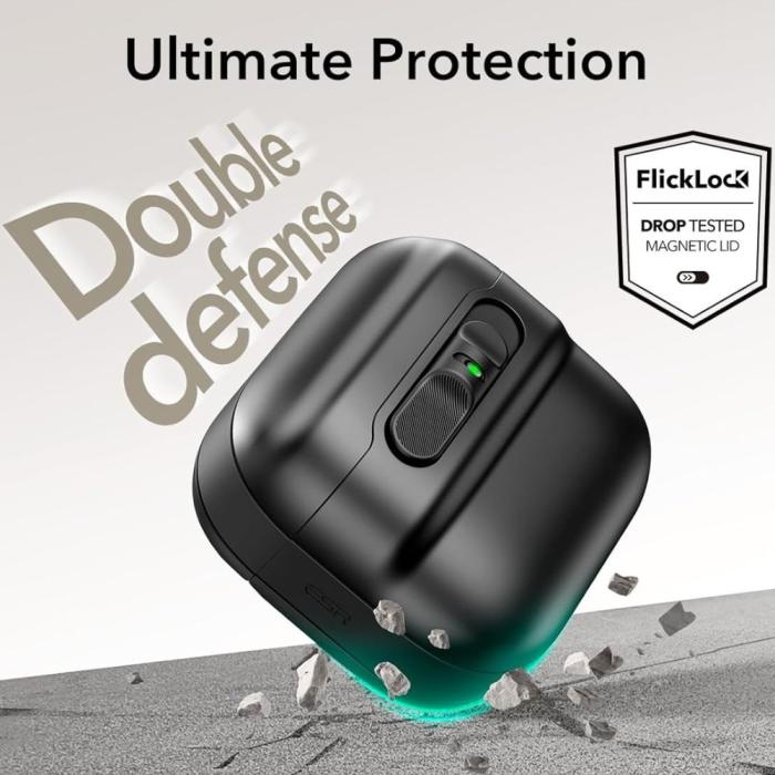 Bild 6, ESR ESR AirPods 4 Skal MagSafe Pulse HaloLock Svart - Teknikhallen.se
