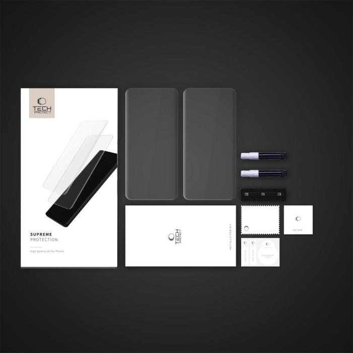 Bild 3, Tech-Protect Tech-Protect Redmi Note 14 Pro/Pro Plus 5G 2-PACK Skärmskydd UV - Teknikhallen.se