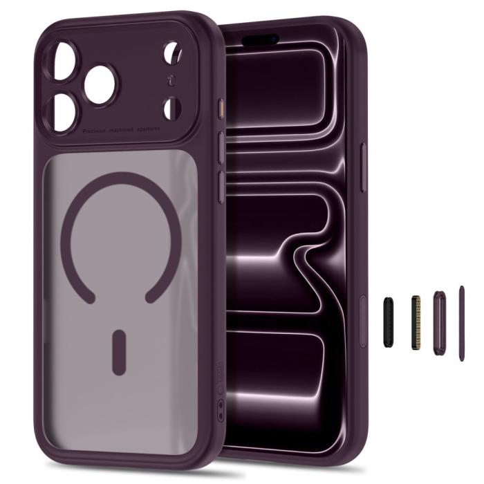 Bild 3, Tech-Protect T-P iPhone 18 Pro Max/17 Pro Max Skal MagSafe Burgundy - Teknikhallen.se