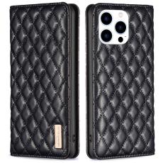 BINFEN BINFEN iPhone 16 Pro Max Fodral Diamond Flip Svart - Teknikhallen.se