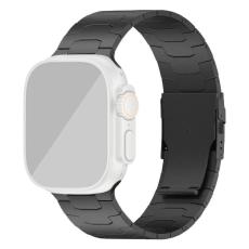  Apple Watch 42/44/45/46/49 mm Klockarmband Metall Svart - Teknikhallen.se