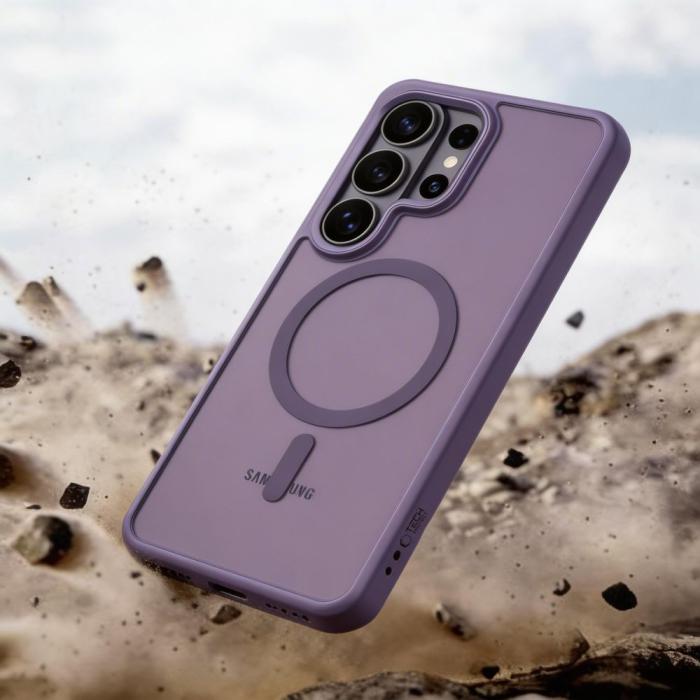 Bild 5, Tech-Protect Tech-Protect Galaxy S26 Ultra Skal MagSafe MagMat Cobalt Violet - Teknikhallen.se