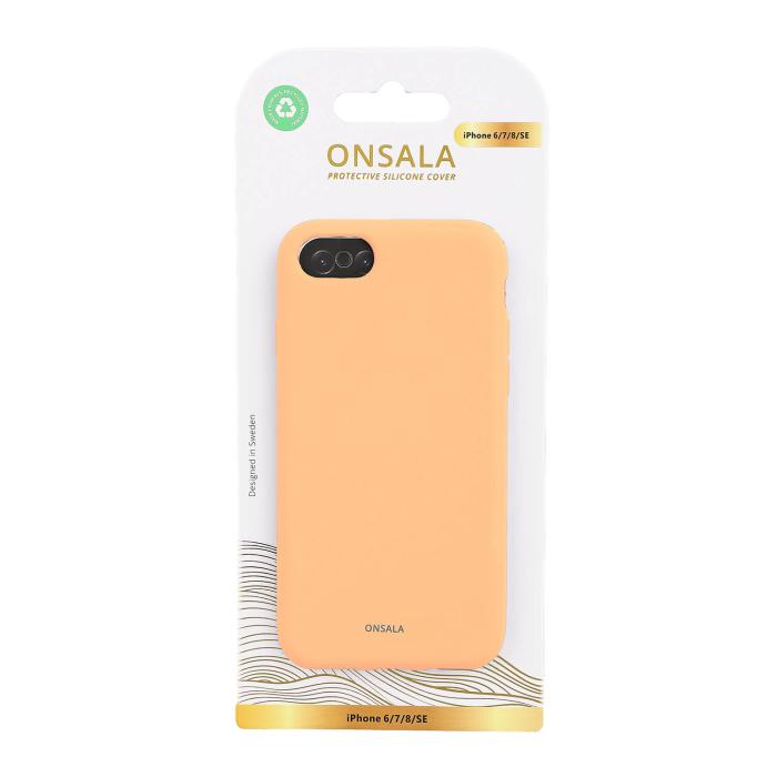 Bild 3, Onsala Onsala iPhone 6/7/8/SE Mobilskal Silikon Apricot - Teknikhallen.se