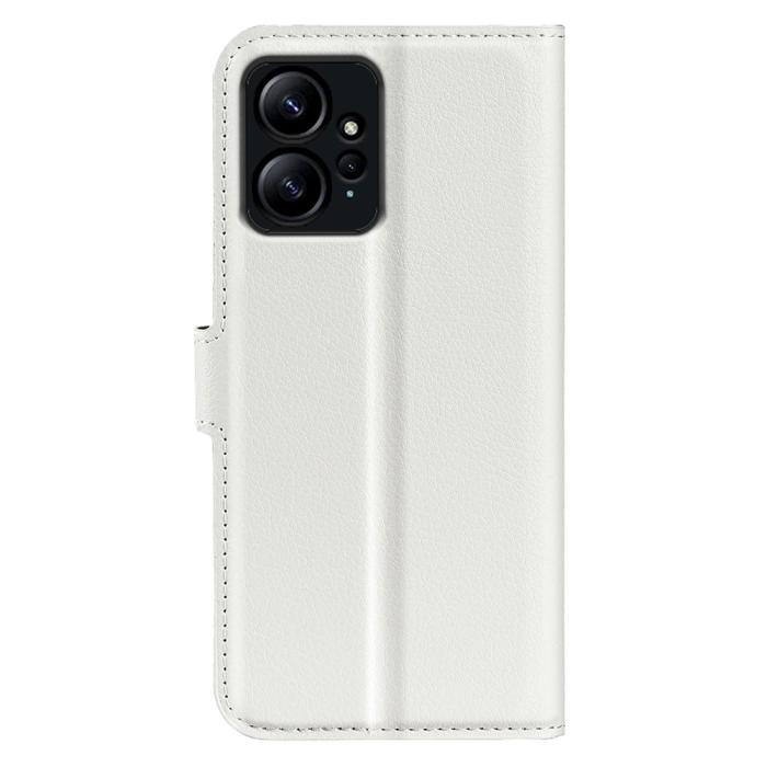 Bild 6,  Xiaomi Redmi Note 12 4G Fodral Litchi Läder Vit - Teknikhallen.se