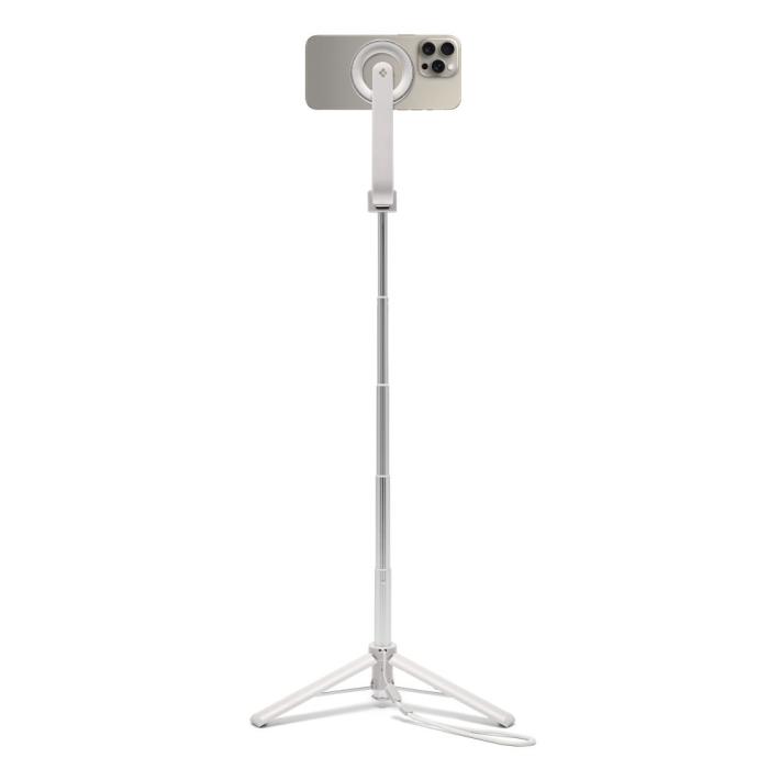 Bild 6, Spigen Spigen 74 cm MagSafe Bluetooth Selfiestick Tripod Dune Beige - Teknikhallen.se