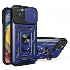  iPhone 15 Plus Skal CamShield Hybrid Ring Bl&aring; - Teknikhallen.se