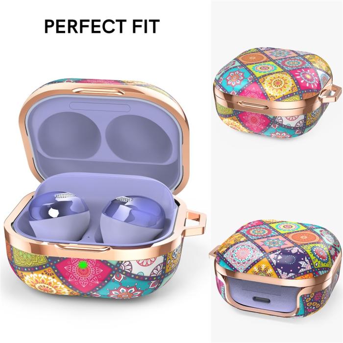 Bild 2, AHASTYLE AHASTYLE Galaxy Buds 2/2 Pro/Pro/Live Skal Pattern Boho - Teknikhallen.se