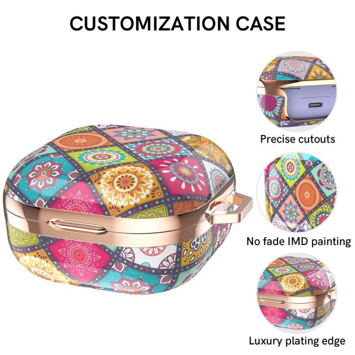 Bild 3, AHASTYLE AHASTYLE Galaxy Buds 2/2 Pro/Pro/Live Skal Pattern Boho - Teknikhallen.se