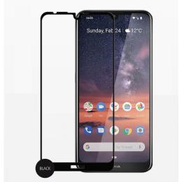  Nokia 3.2 Heltäckande Skärmskydd - Svart - Teknikhallen.se