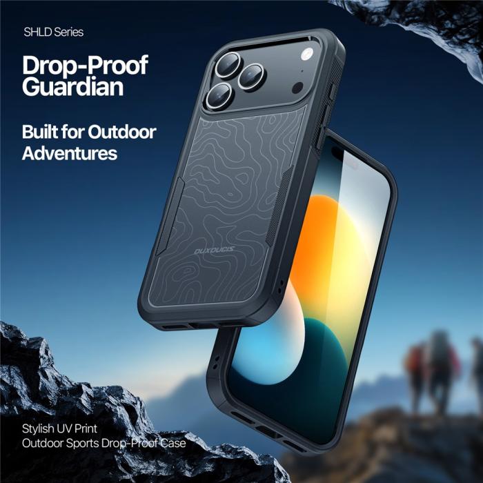 Bild 4, DUX DUCIS DUX DUCIS iPhone 17 Pro Max Skal SHLD Series Contour Svart - Teknikhallen.se