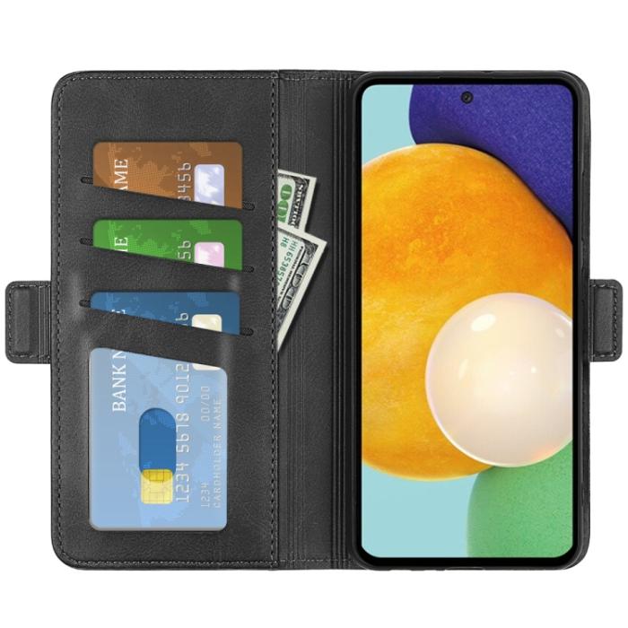 Bild 4,  Samsung Galaxy A13 4G Fodral Magnetisk Stängning Svart - Teknikhallen.se
