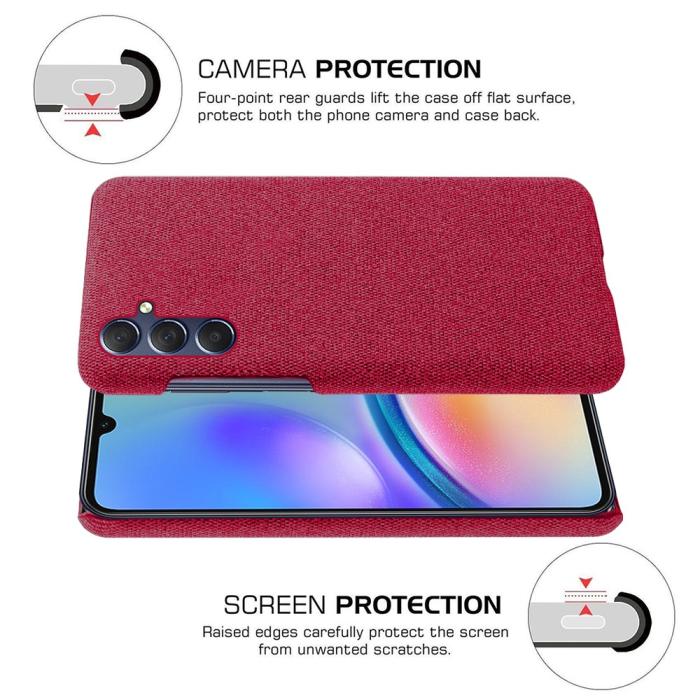 Bild 5,  Samsung Galaxy A05s 4G Skal Nylonbelagt Röd - Teknikhallen.se