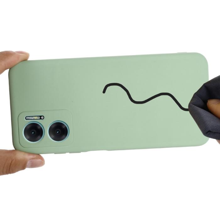 Bild 6,  Xiaomi Redmi 10 5G Skal Liquid Silikon Grön - Teknikhallen.se