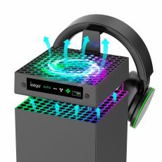 iPega iPega Automatisk Kylf&auml;kt Med Laddare F&ouml;r Xbox X RGB Svart - Teknikhallen.se