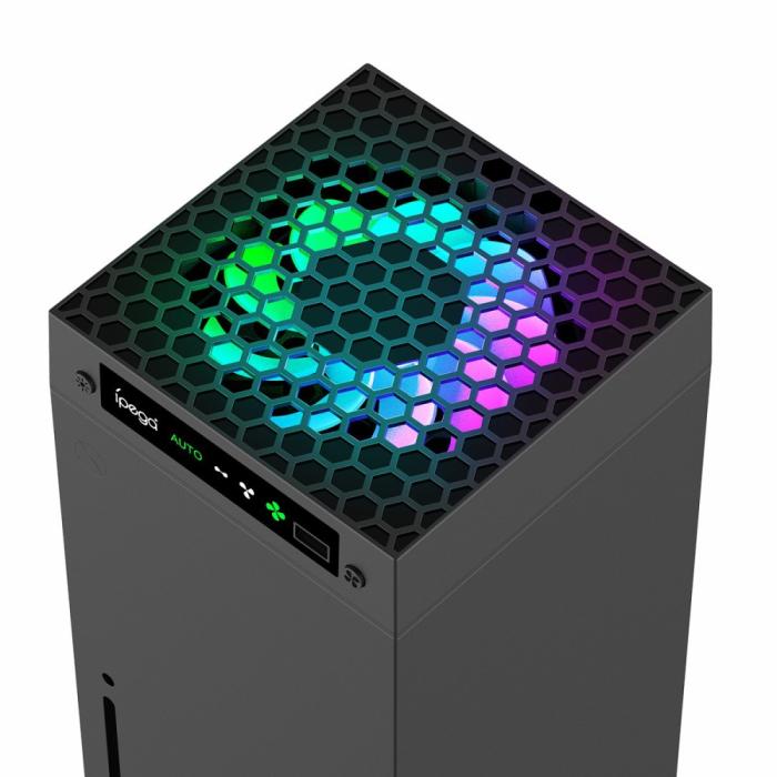 Bild 3, iPega iPega Automatisk Kylfäkt Med Laddare För Xbox X RGB Svart - Teknikhallen.se