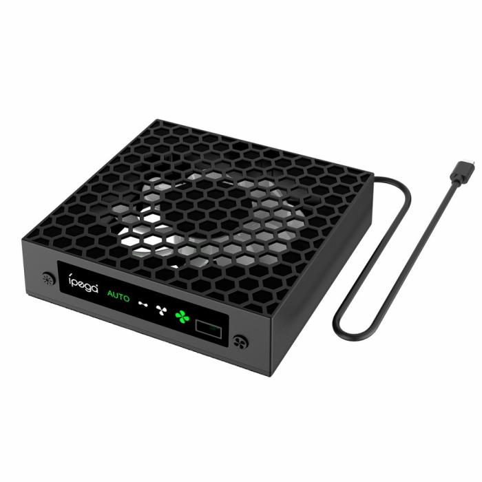 Bild 4, iPega iPega Automatisk Kylfäkt Med Laddare För Xbox X RGB Svart - Teknikhallen.se