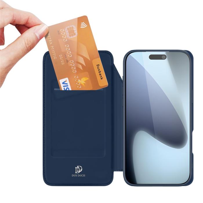 Bild 2, DUX DUCIS DUX DUCIS iPhone 17 Pro Fodral Skin Pro Blå - Teknikhallen.se