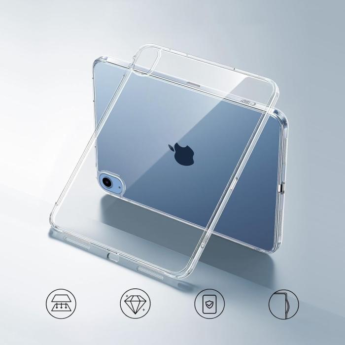 Bild 2, Tech-Protect Tech-Protect iPad 11 2025 / 10.9 2022 Skal FlexAir Hybrid Transparent - Teknikhallen.se