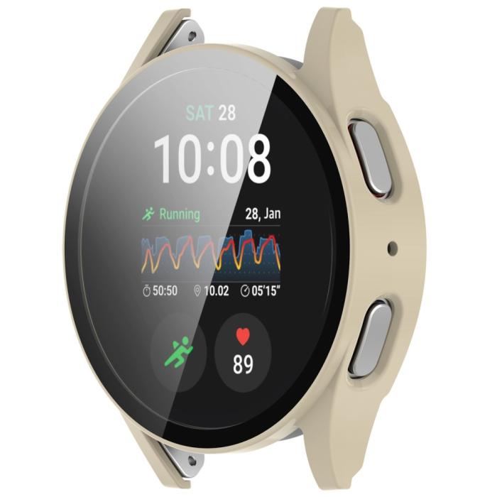Bild 5,  Galaxy Watch 7 40 mm Skal Med Skärmskydd Beige - Teknikhallen.se