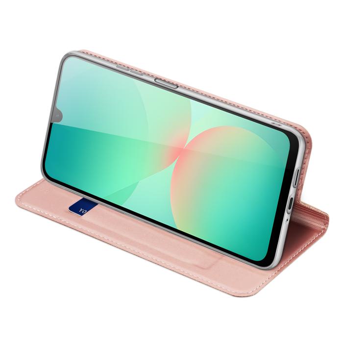 Bild 4, DUX DUCIS DUX DUCIS Samsung Galaxy A27 5G Fodral Skin Pro Läder Roséguld - Teknikhallen.se