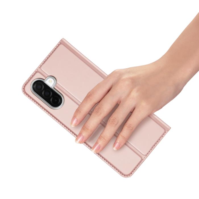 Bild 5, DUX DUCIS DUX DUCIS Samsung Galaxy A27 5G Fodral Skin Pro Läder Roséguld - Teknikhallen.se
