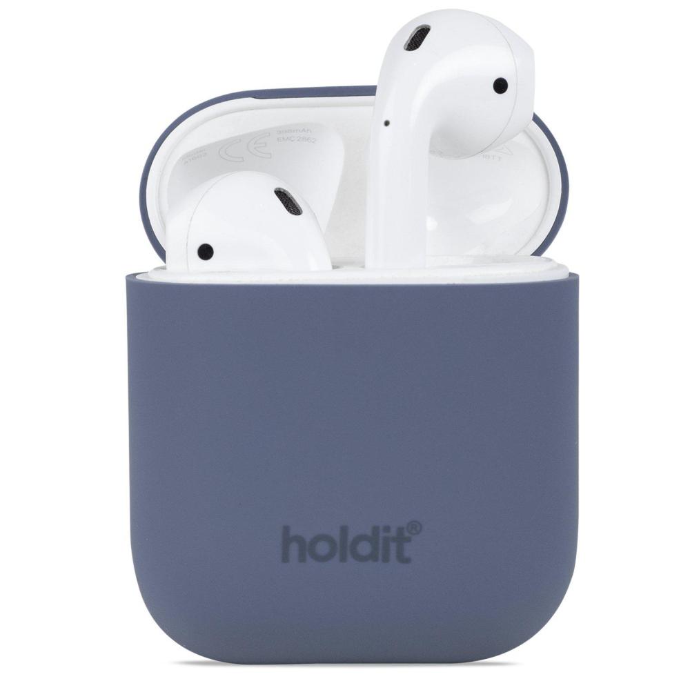 holdit holdit AirPods Nygård Skal Silikon Pacific Blue - Teknikhallen.se