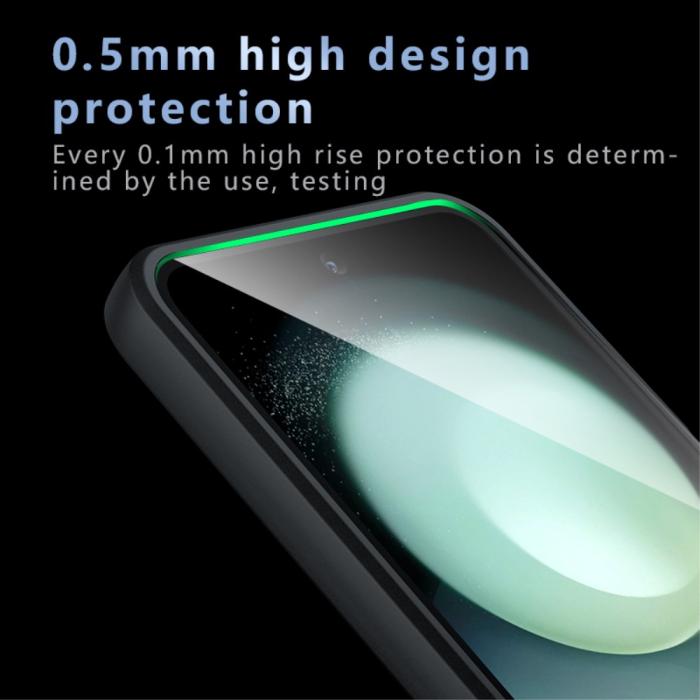 Bild 6,  Samsung Galaxy Z Flip 6 / 7 FE Skal MagSafe Skin Feel Svart - Teknikhallen.se