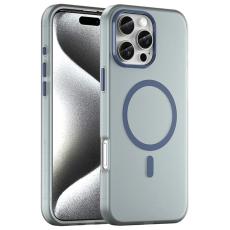  iPhone 16 Pro Max Skal MagSafe Slim Matt M&ouml;rk Bl&aring; - Teknikhallen.se