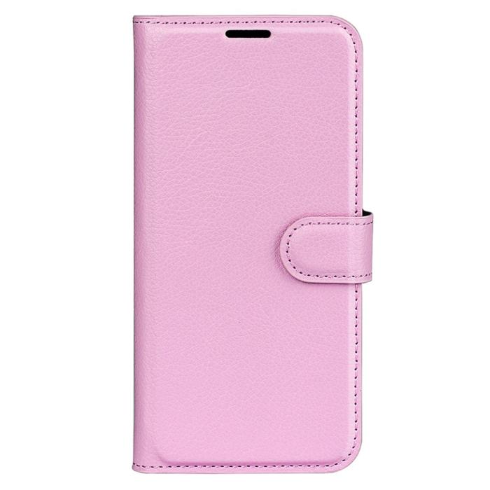 Bild 5,  Xiaomi Redmi Note 12 4G Fodral Litchi Läder Ljus Rosa - Teknikhallen.se