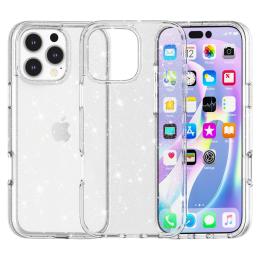  iPhone 16 Pro Skal Glitter Transparent - Teknikhallen.se