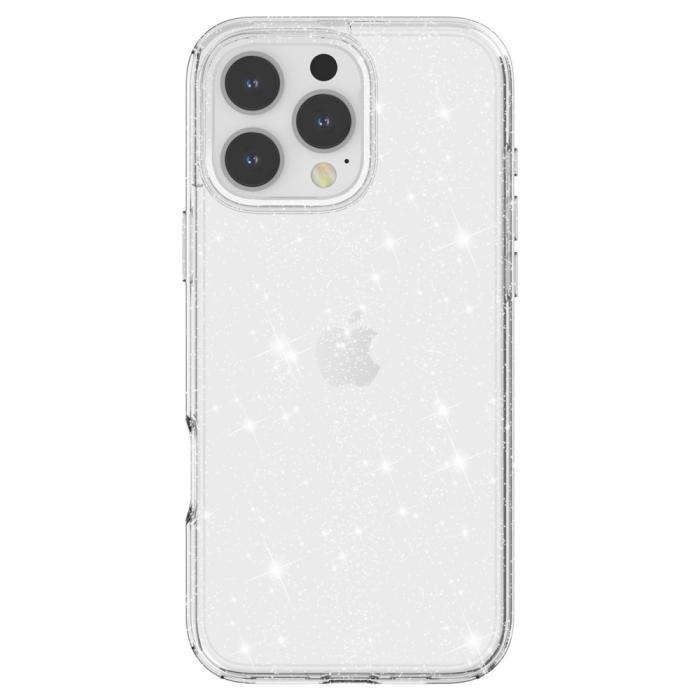 Bild 3,  iPhone 16 Pro Skal Glitter Transparent - Teknikhallen.se