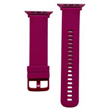  Apple Watch 42/41/40/38 mm Armband Silikon Vinr&ouml;d - Teknikhallen.se