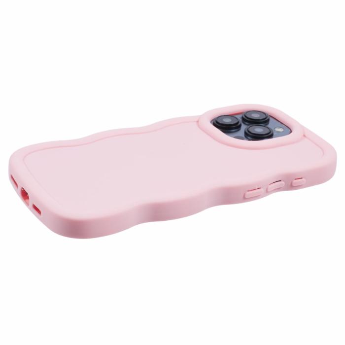 Bild 5,  iPhone 14 Pro Max Mobilskal Wavy Ljus Rosa - Teknikhallen.se