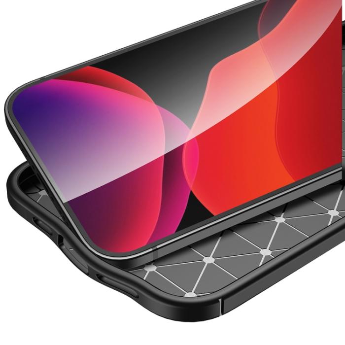 Bild 3,  iPhone 14 Pro Skal Litchi Textur Blå - Teknikhallen.se