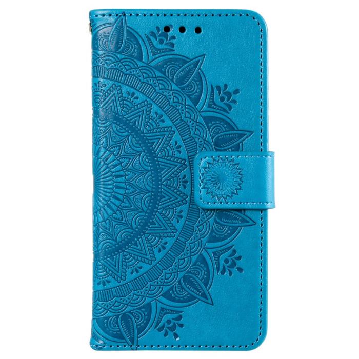 Bild 5,  Sony Xperia 10 VI Mandala Läder Fodral Blå - Teknikhallen.se