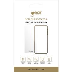 Gear GEAR iPhone 14 Pro Max Sk&auml;rmskydd 2.5D Helt&auml;ckande H&auml;rdat Glas - Teknikhallen.se