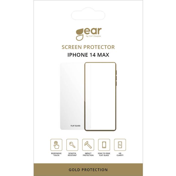 Bild 2, Gear GEAR iPhone 14 Plus Skärmskydd 2.5D Heltäckande Härdat Glas - Teknikhallen.se