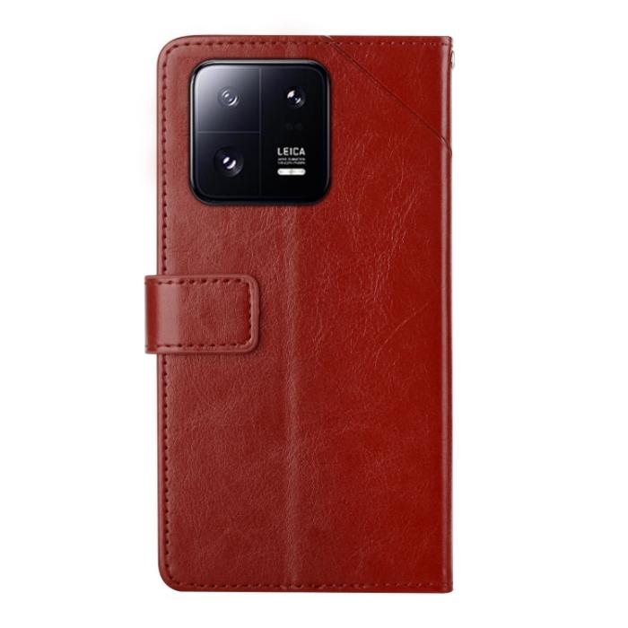 Bild 3,  Xiaomi 13 5G Fodral Y-Design Läder Brun - Teknikhallen.se