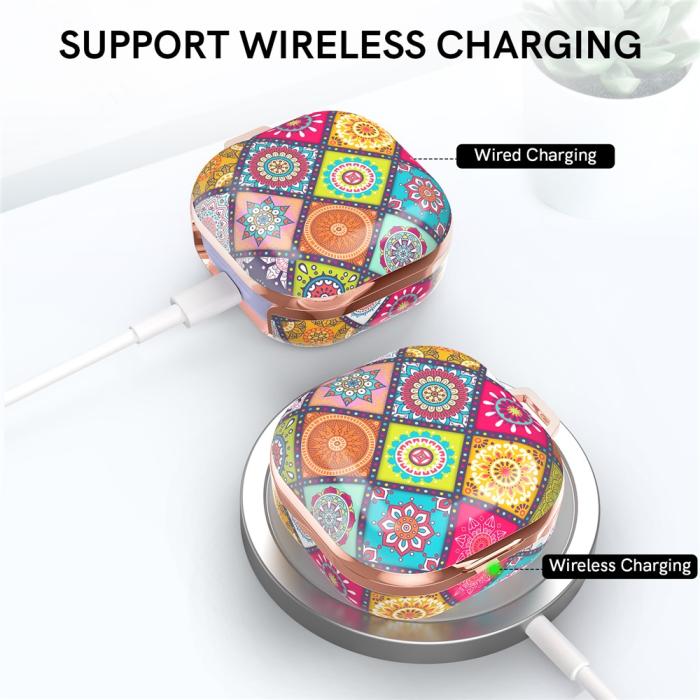 Bild 5, AHASTYLE AHASTYLE Galaxy Buds 2/2 Pro/Pro/Live Skal Pattern Boho - Teknikhallen.se