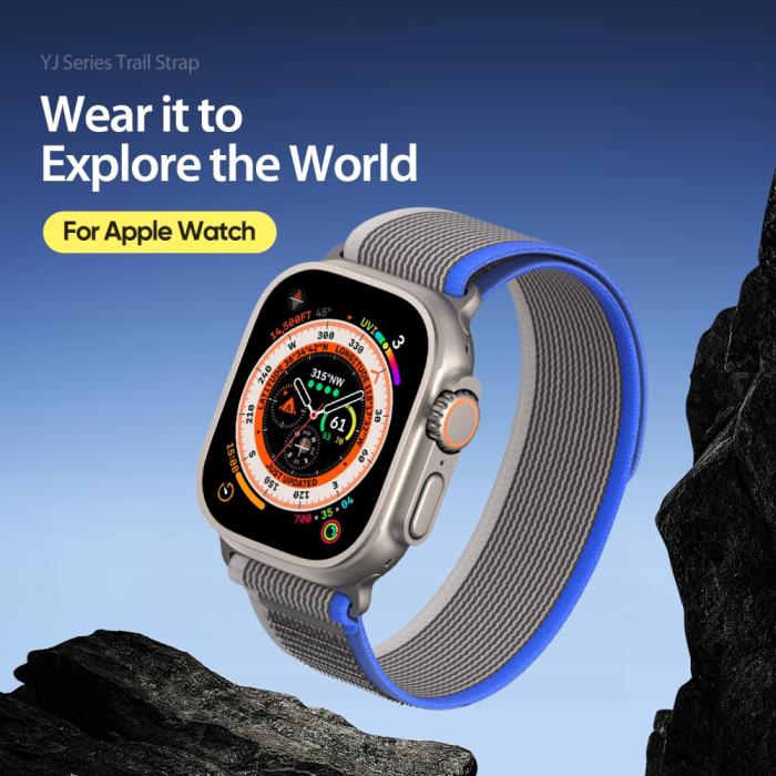 Bild 3, DUX DUCIS DUX DUCIS Apple Watch 42/44/45/46/49 mm Armband Sport Nylon Loop - Teknikhallen.se
