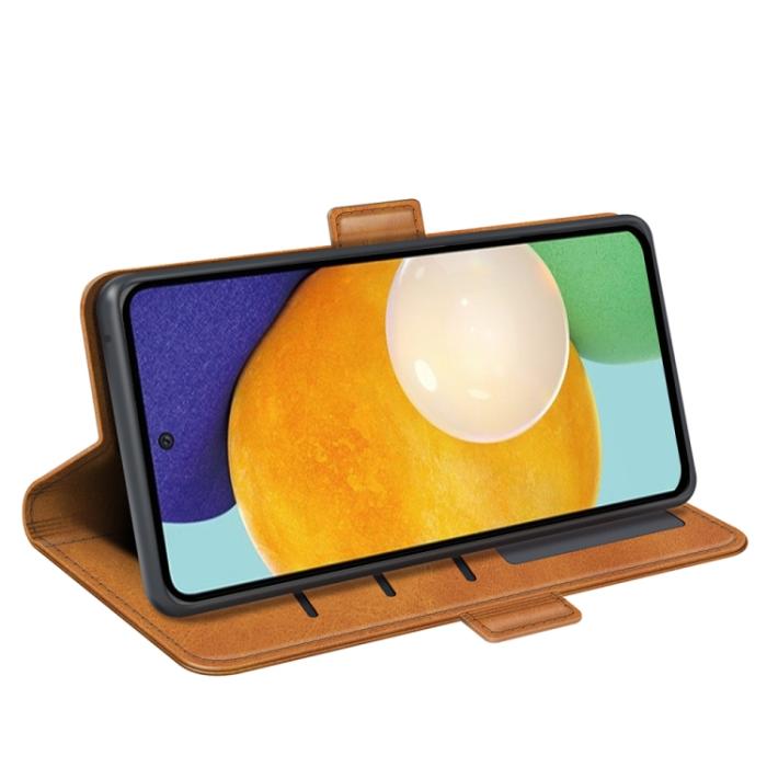 Bild 5,  Samsung Galaxy A13 4G Fodral Magnetisk Stängning Brun - Teknikhallen.se