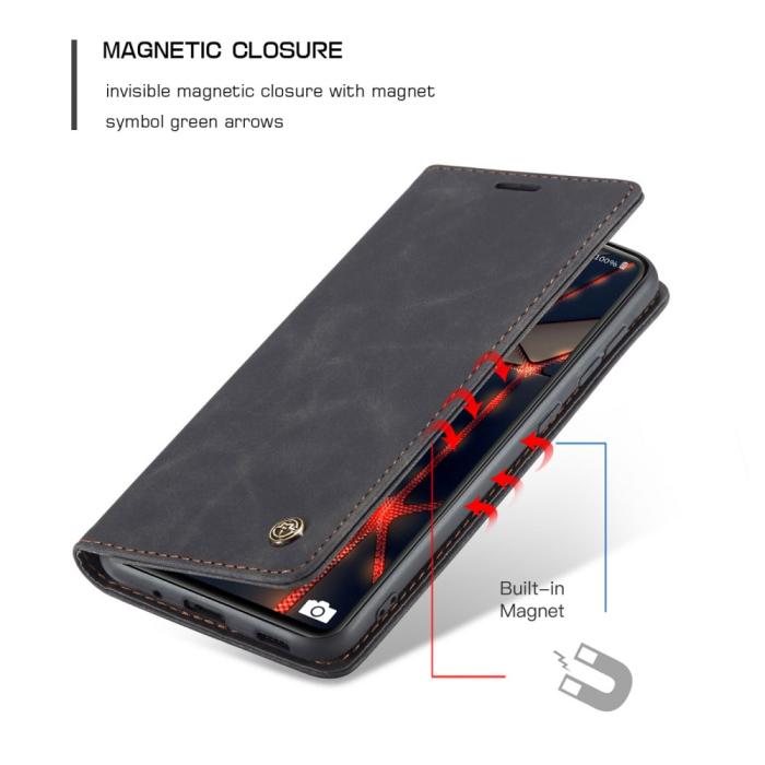 Bild 2, CASEME Samsung Galaxy S20 FE - CASEME Retro Fodral - Svart - Teknikhallen.se