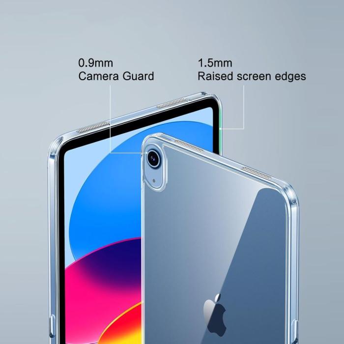 Bild 6, Tech-Protect Tech-Protect iPad 11 2025 / 10.9 2022 Skal FlexAir Hybrid Transparent - Teknikhallen.se