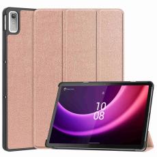  Lenovo Tab P11 Gen 2 Fodral Tri-Fold Ros&eacute;guld - Teknikhallen.se