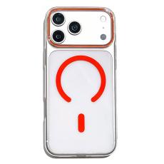  iPhone 18 Pro / 17 Pro Skal MagSafe Transparent/Orange - Teknikhallen.se